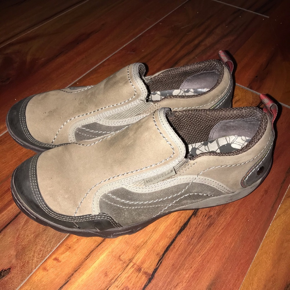 Merrell Boulder Low Hiking Loafers Shoes Size 7